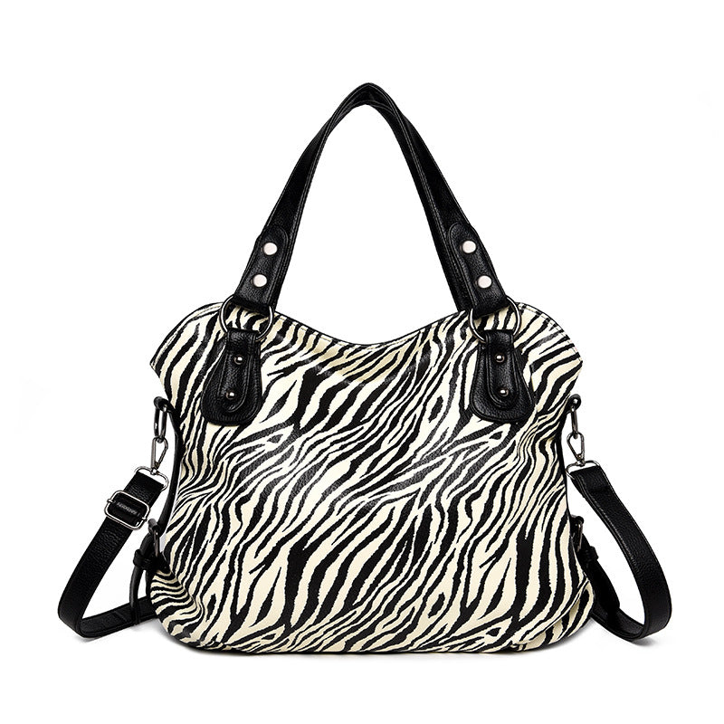 Print Large Capacity Versatile Portable Leisure Women's Shoulder Bag