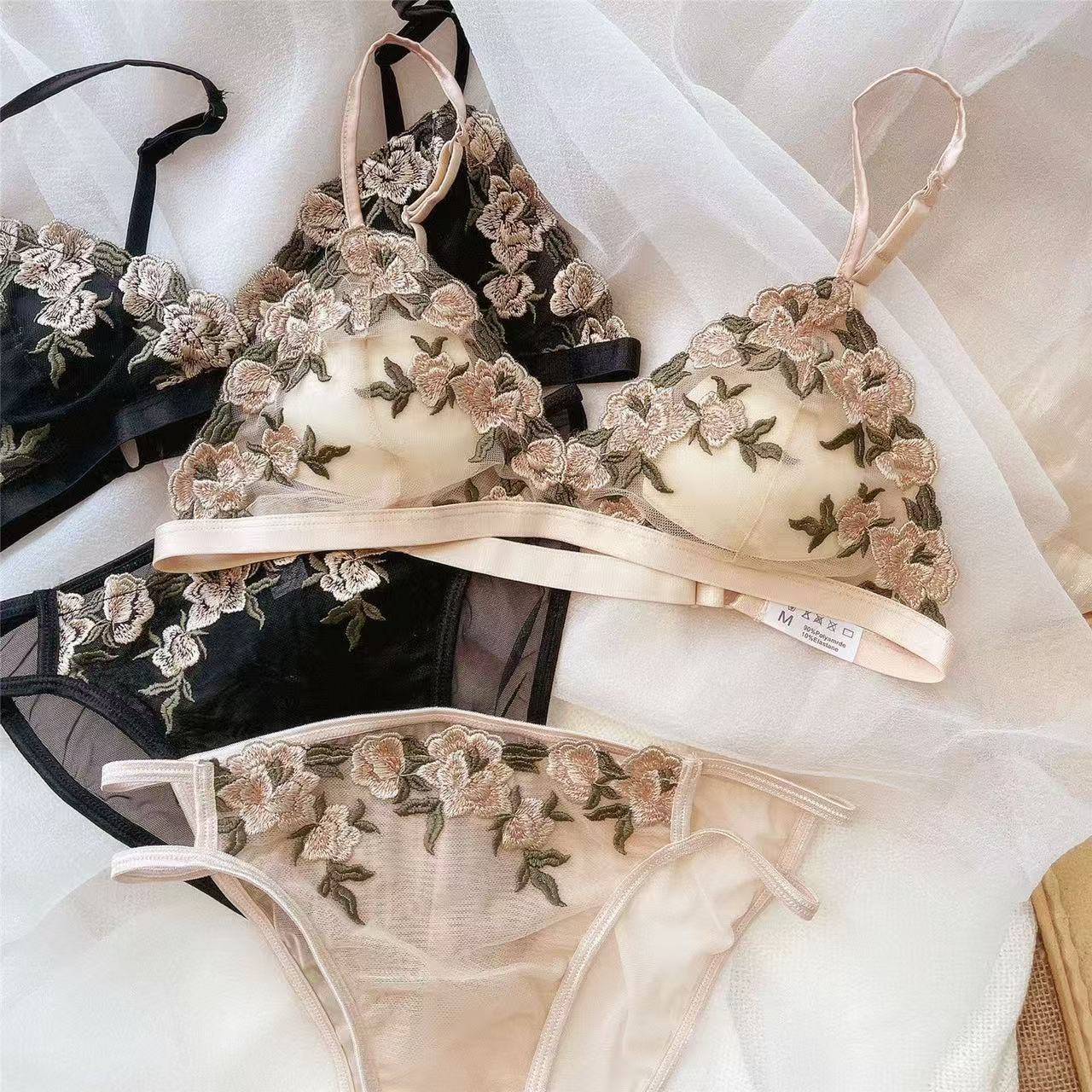 Sexy Pure Desire Lace Underwear Without Lingerie Sets