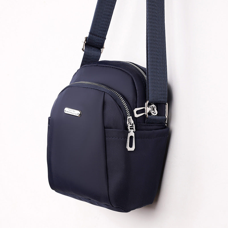 Women's Cloth Lightweight Solid Color Korean Mini Oxford One Women's Messenger Bag