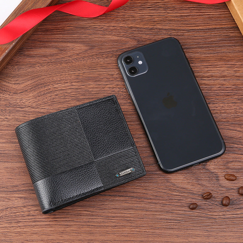 Men's Document Fashion Short Business Multi Slots Men's Wallets