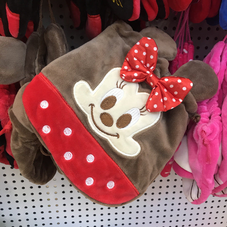 Women's & Men's & Plush Cute Drawstring Korean Mobile Coin Purses