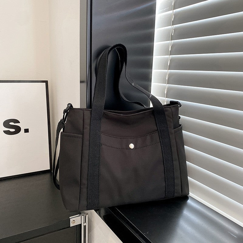 Durable Versatile Women's Canvas Shopping Commuter Women's Shoulder Bag