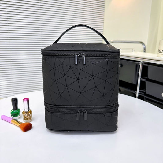 Capacity Wash Female Stylish Portable Nail Cosmetic Bags
