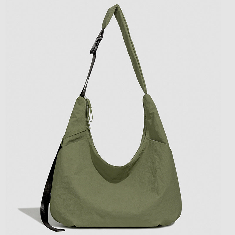 Women's Be Underarm Solid Color Large Capacity Women's Shoulder Bag