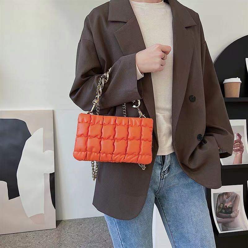 Women's Plaid Chain Spring Super Popular Fashion Women's Shoulder Bag