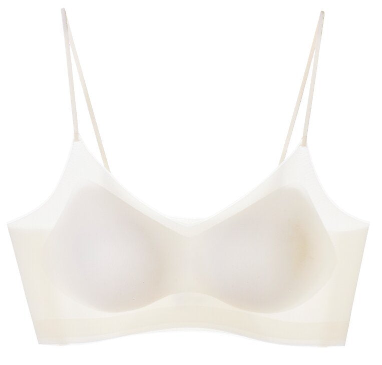 Women's Silk Underwear Seamless Invisible Beauty Back Everyday Bras