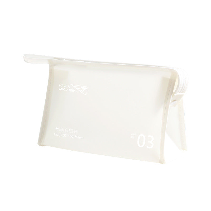 Waterproof Wash Solid Color Storage Large Capacity Cosmetic Bags