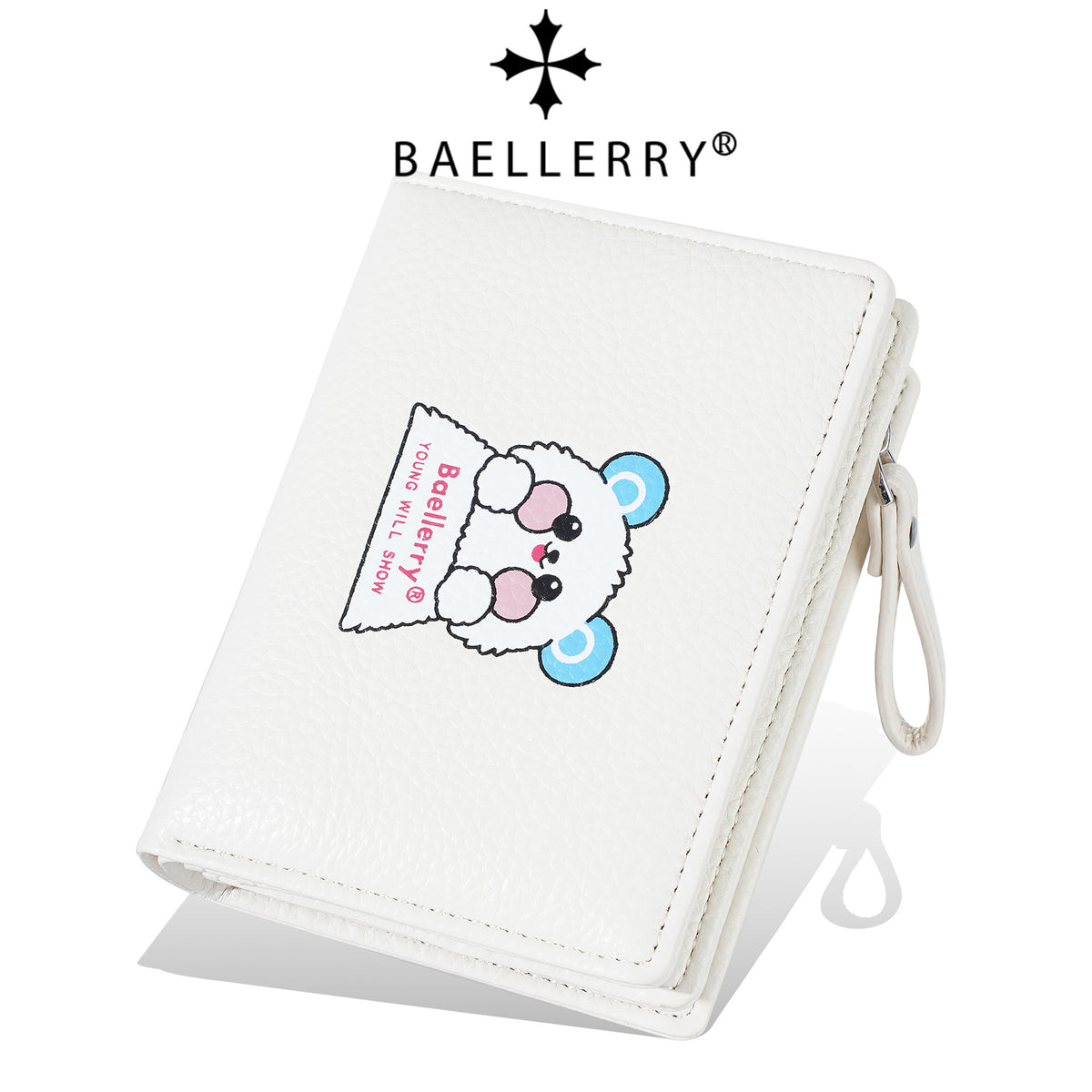 Women's Short Korean Cute Bear Printed Stylish Portable Ladies Wallet