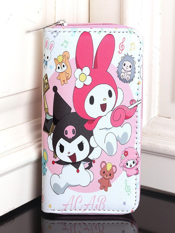 Men's Novelty Trend Multiple Slots Large Capacity Cartoon Men's Wallets