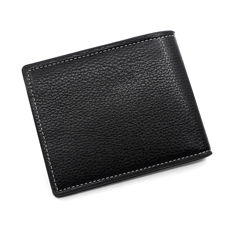 Men's Leather Portable Large Capacity Multifunctional Multiple Men's Wallet