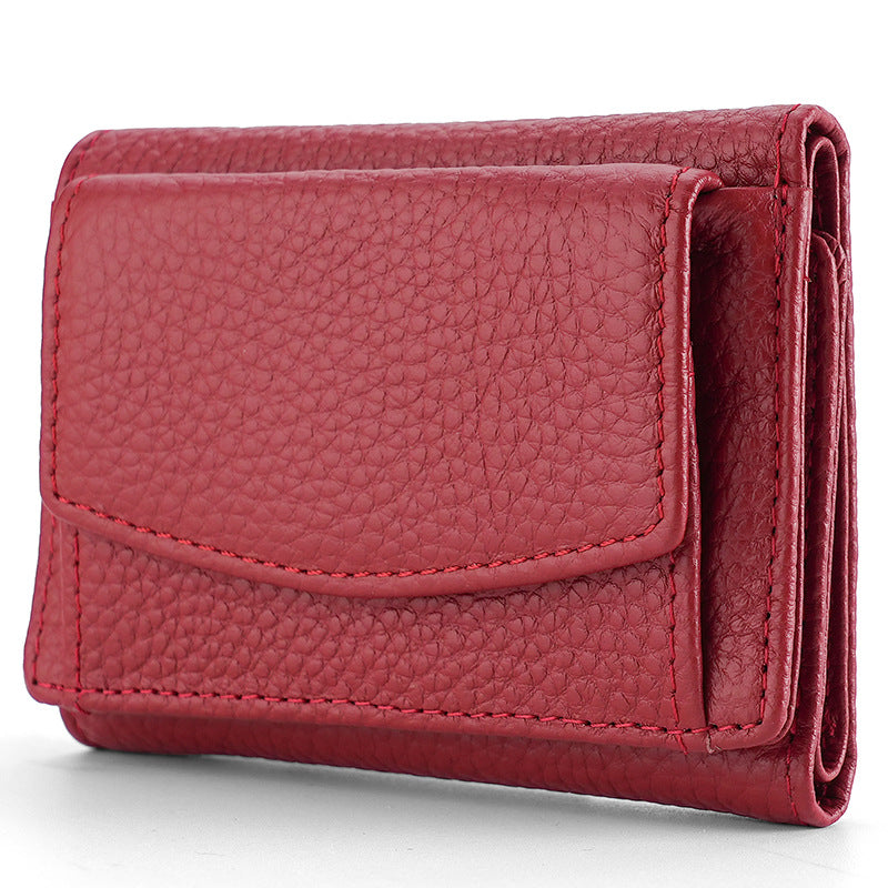 Innovative Women's Graceful Cowhide Short Leather Ladies Wallets