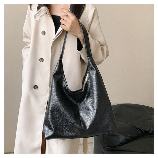 Black High Sense Large Capacity Totes Shoulder Bags