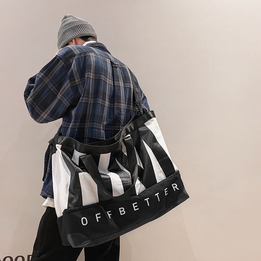 Men's Motorcycle Mechanical Style Dead Fly Large Travel Bags