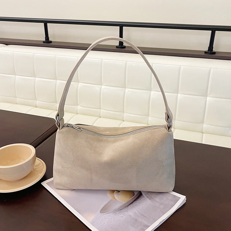 Women's Trendy Large Capacity Frosted Simple Daily Women's Shoulder Bag