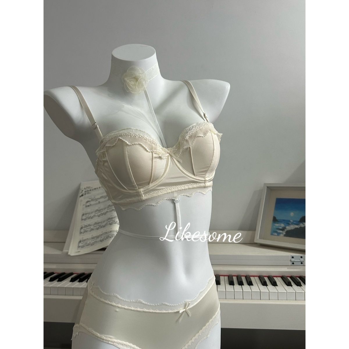 Women's Rabbit Ears Thin Big Chest Show Small Lingerie Sets