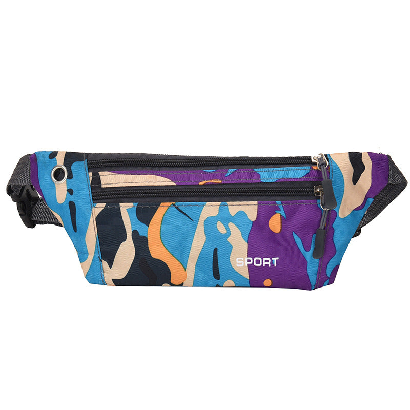 Women's & Men's & Canvas Running Cell Riding Invisible Bags
