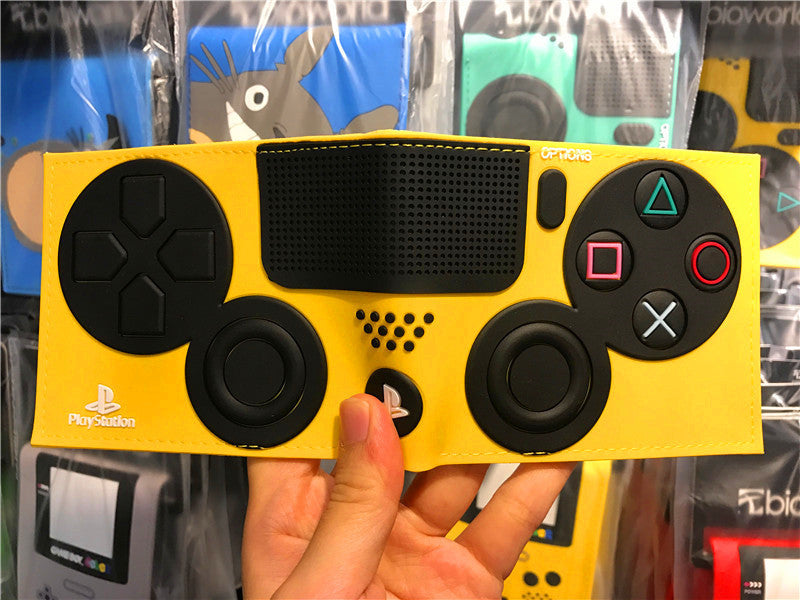 Men's Unique Cool Short Gray Bifold Coin Purses