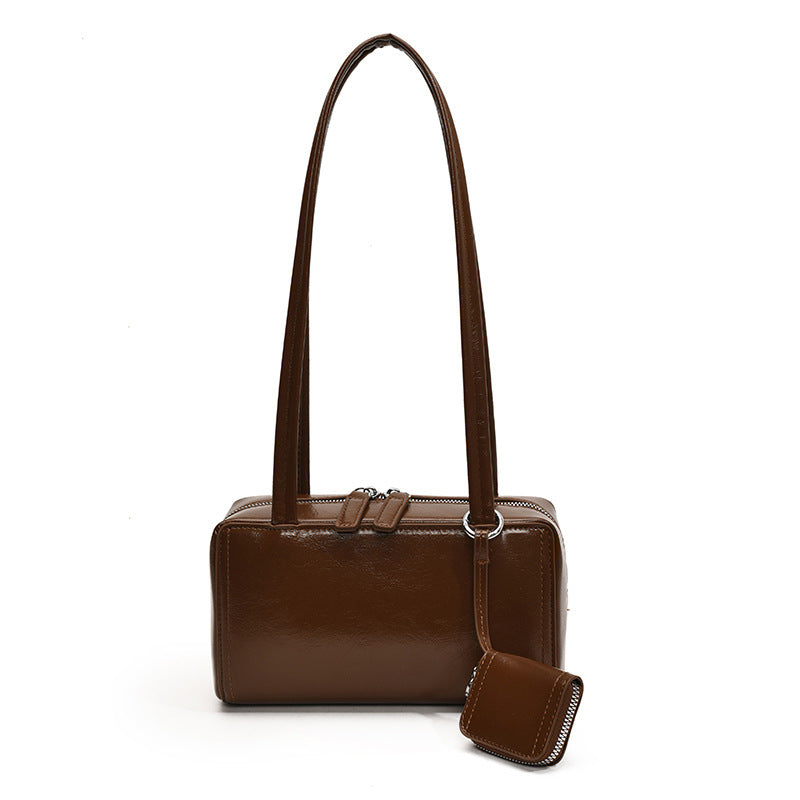 Women's Niche Design Fashion Boston Underarm Pouch Shoulder Bags