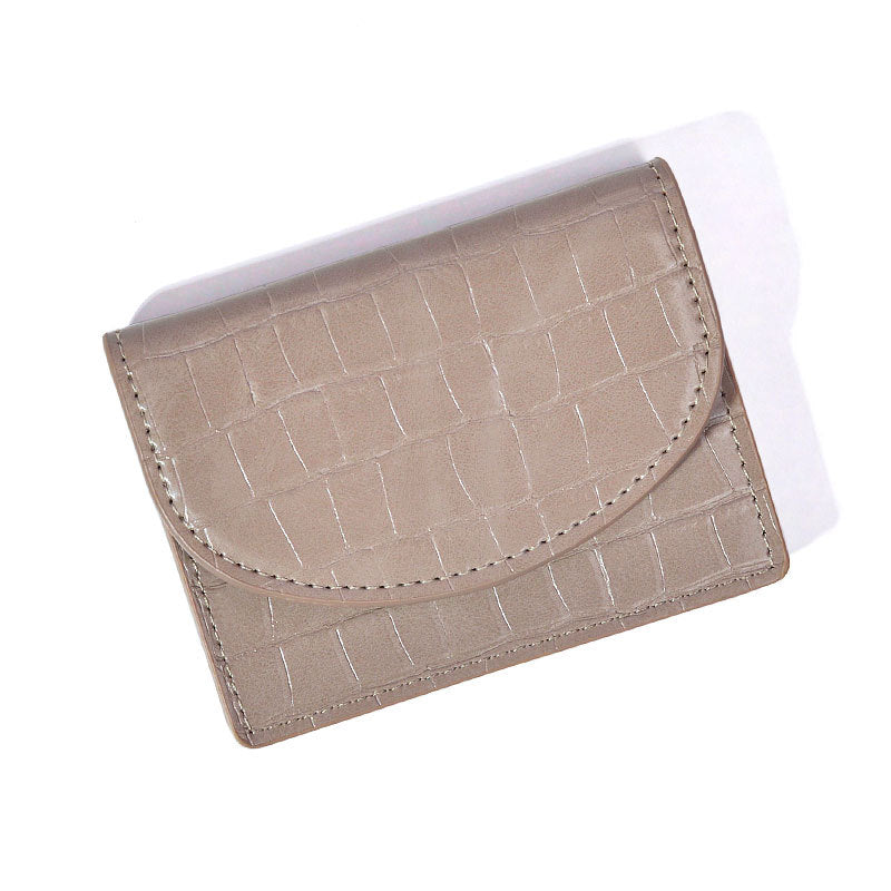 Women's Heavy Korean Style Sier Simple Cover Ladies Wallets