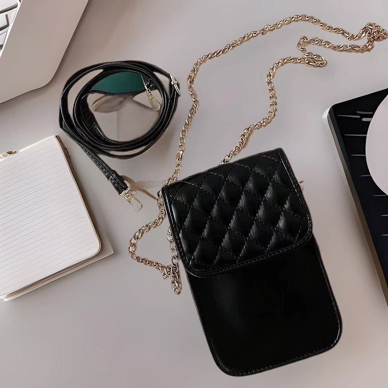 Rhombic Chain Female Summer Mobile Simple Women's Shoulder Bag