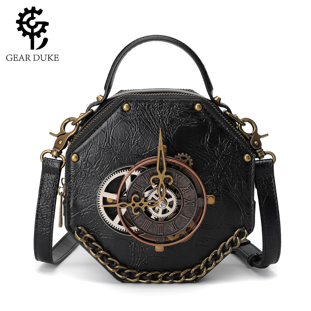 Women's Punk Style Industrial Retro Niche Hand Bags