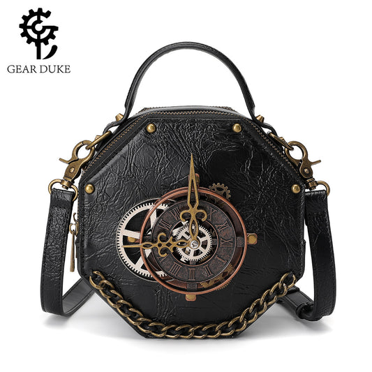 Women's Punk Style Industrial Retro Niche Hand Bags