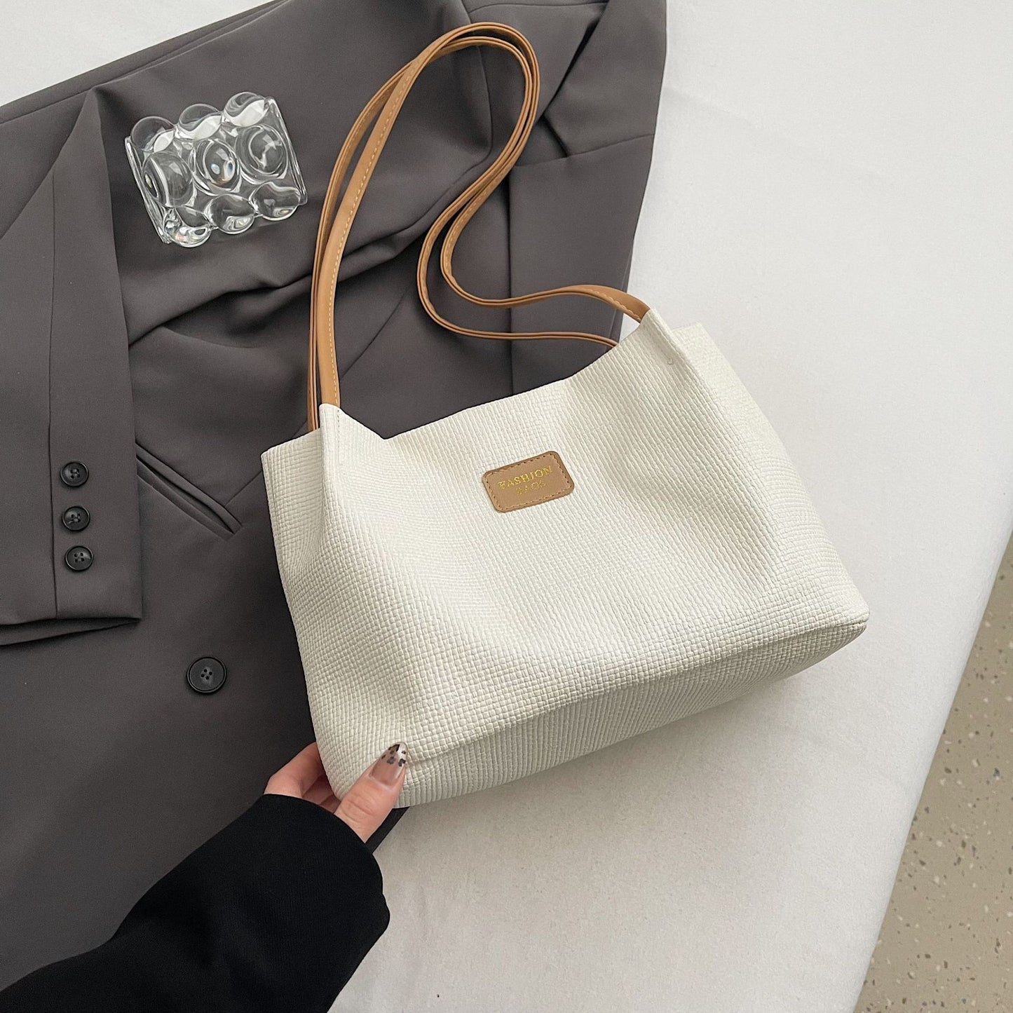 Women's Large Capacity Autumn Versatile Simple Fashionable Shoulder Bags