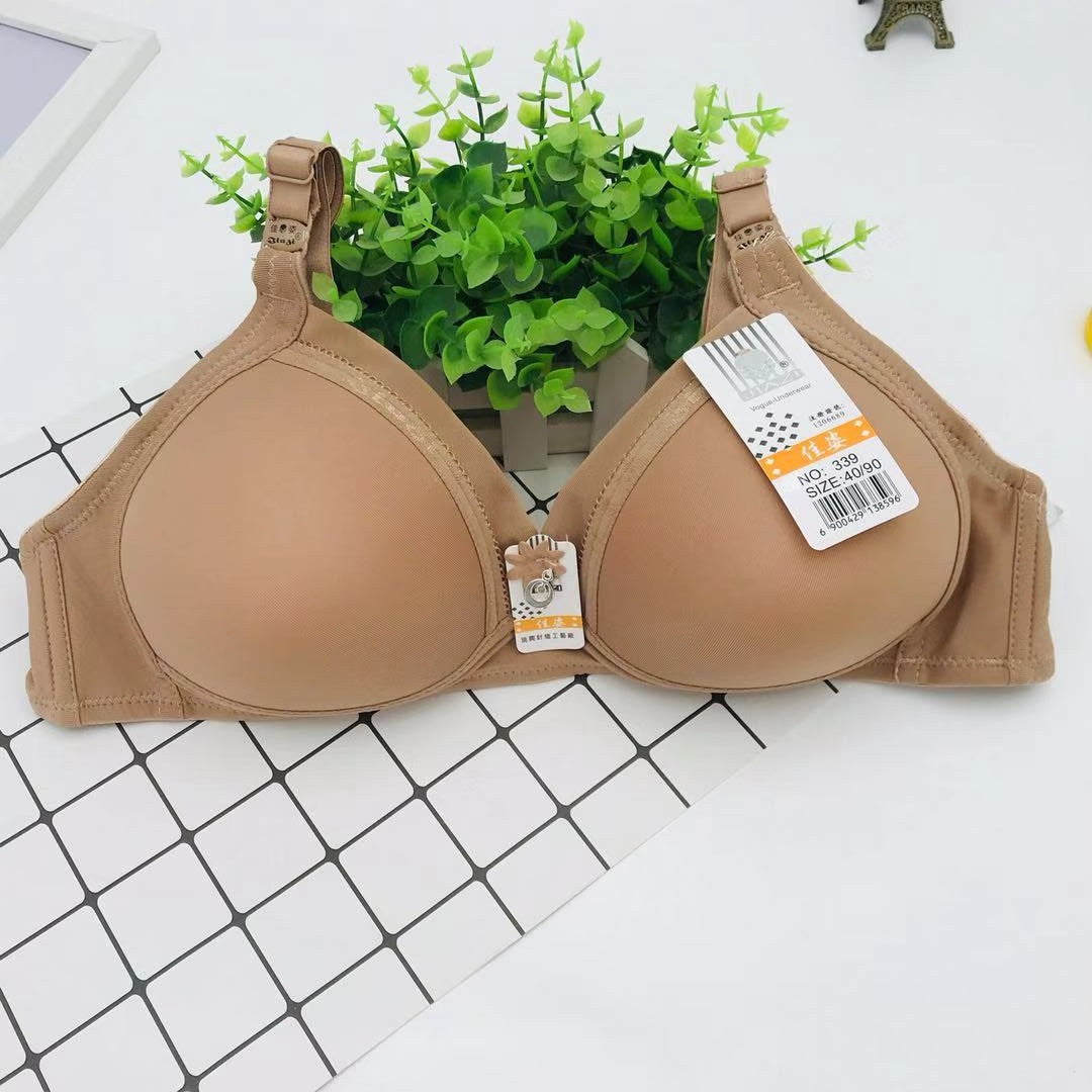 Glossy Wireless Mom Double Breasted Cup Everyday Bras