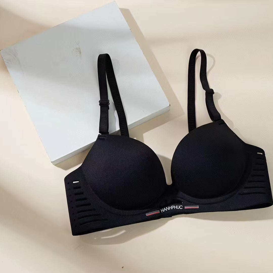 Women's Push Up Small Breasts Adjustable Summer Thin Suit Lingerie Sets