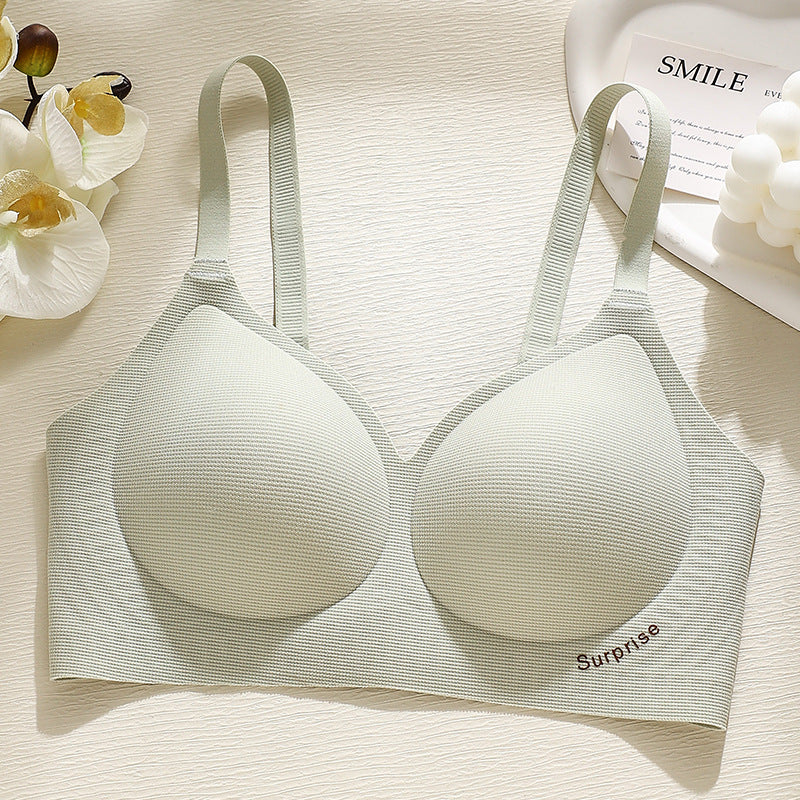 Women's Thick Integrated Fixed Cup Seamless Underwear Small Everyday Bras