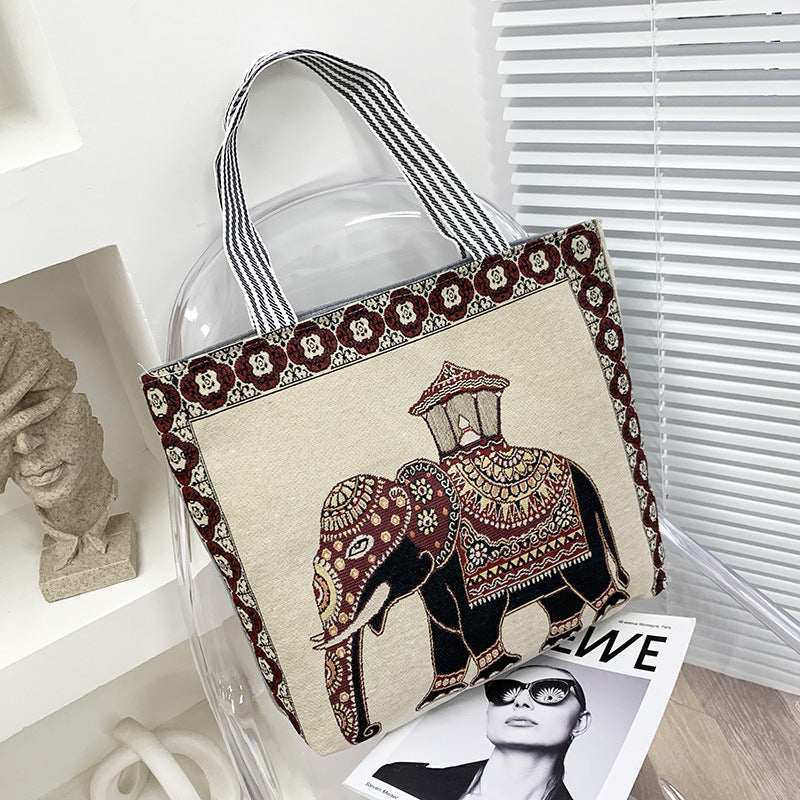 Cartoon Embroidered Leisure Big Owl Embroidery Bags