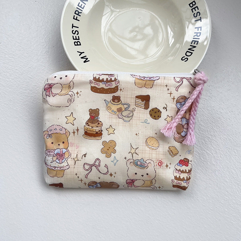 Korean Style Fresh Portable Mini Buggy Cosmetics Cosmetic Bags