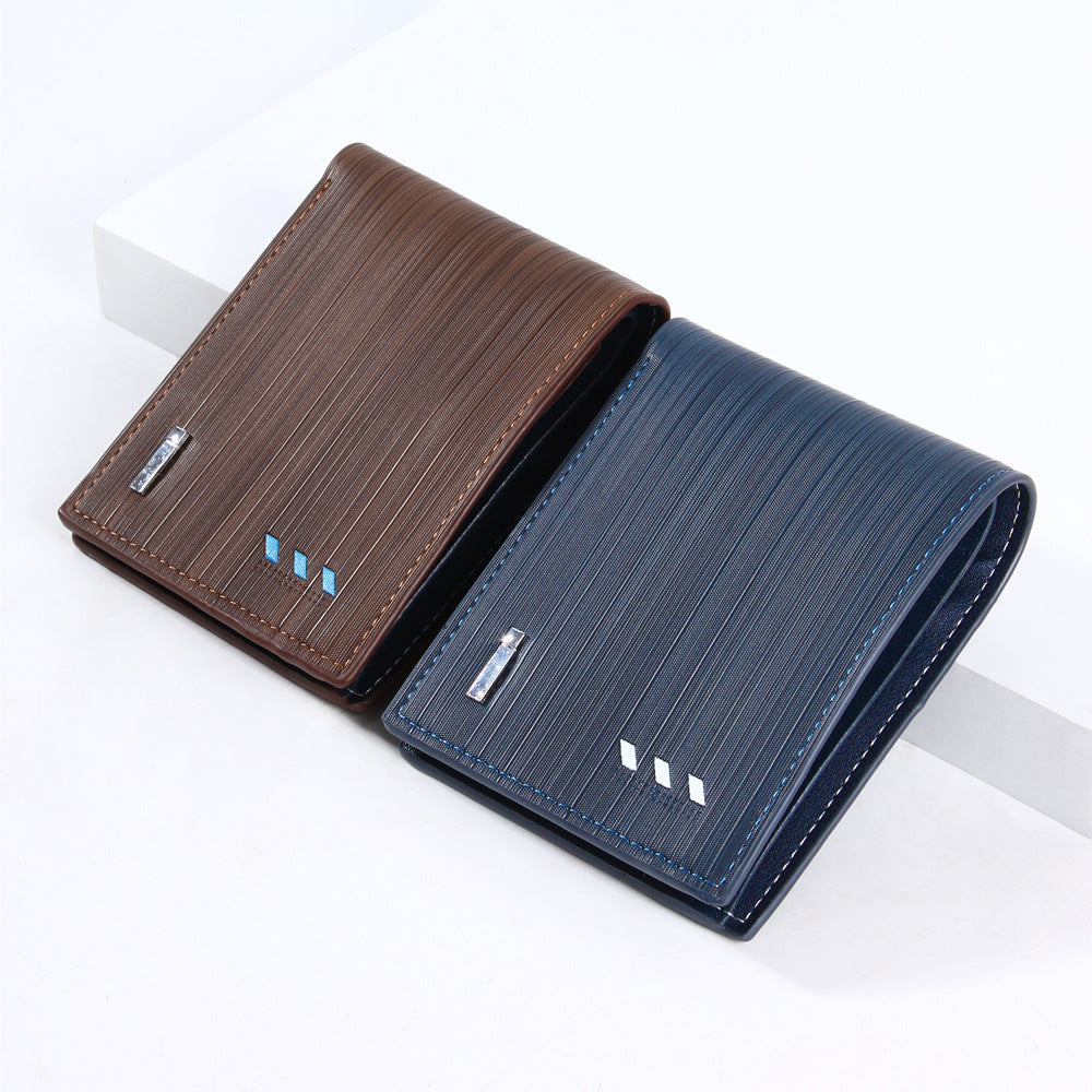 Men's Business Fashion Change Short Leather Clamp Men's Wallets