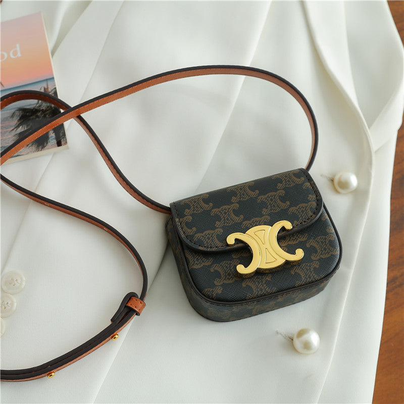 Classy Creative Mini Metal Catch Arc Crossbody Bags