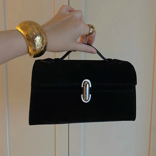 Women's Minority High-grade Light Luxury Suede Frosted Handbags