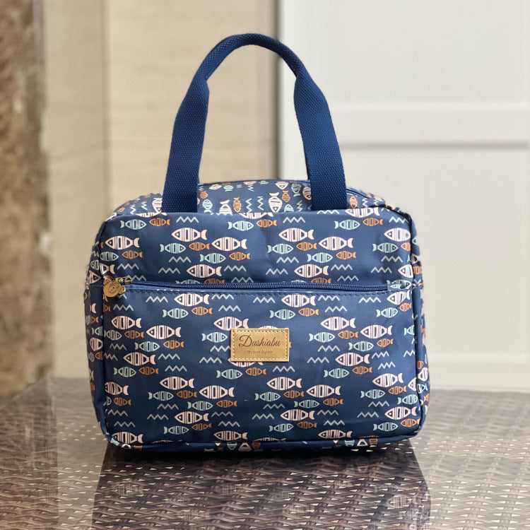 Korean Thick Waterproof Large Capacity Lunch Box Bags