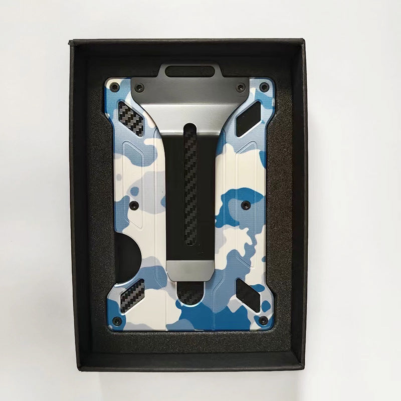 Alloy Transparent Badge Metal Work Permit Card Holder