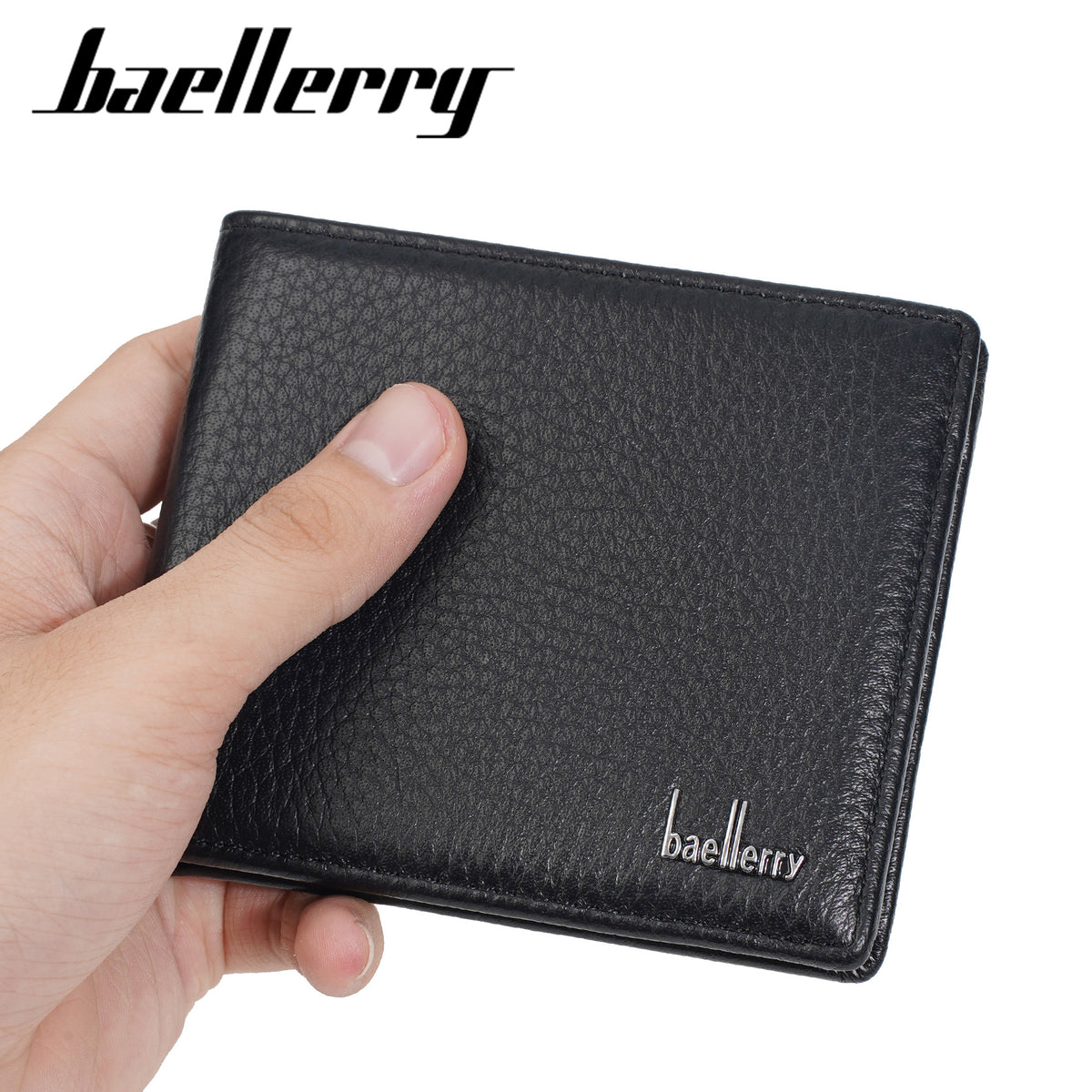 Men's Genuine Leather High-grade Multiple Slots Business With Men's Wallet
