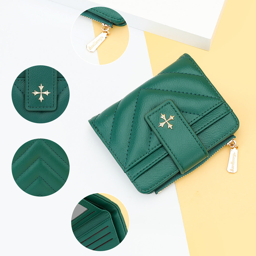 Women's Cruciate Flower Off Short Style Fashion Advanced Purses