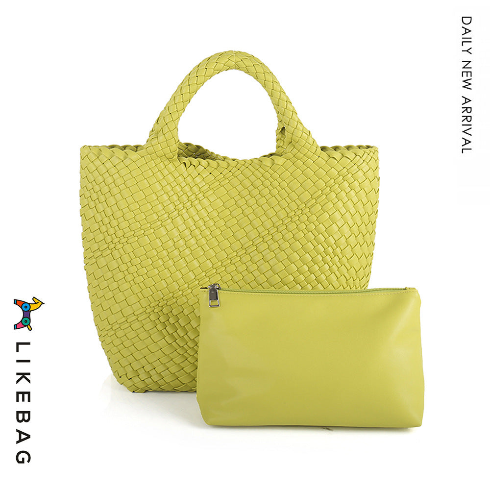 Women's Handmade Woven Fashion Large Capacity Totes Women's Shoulder Bag