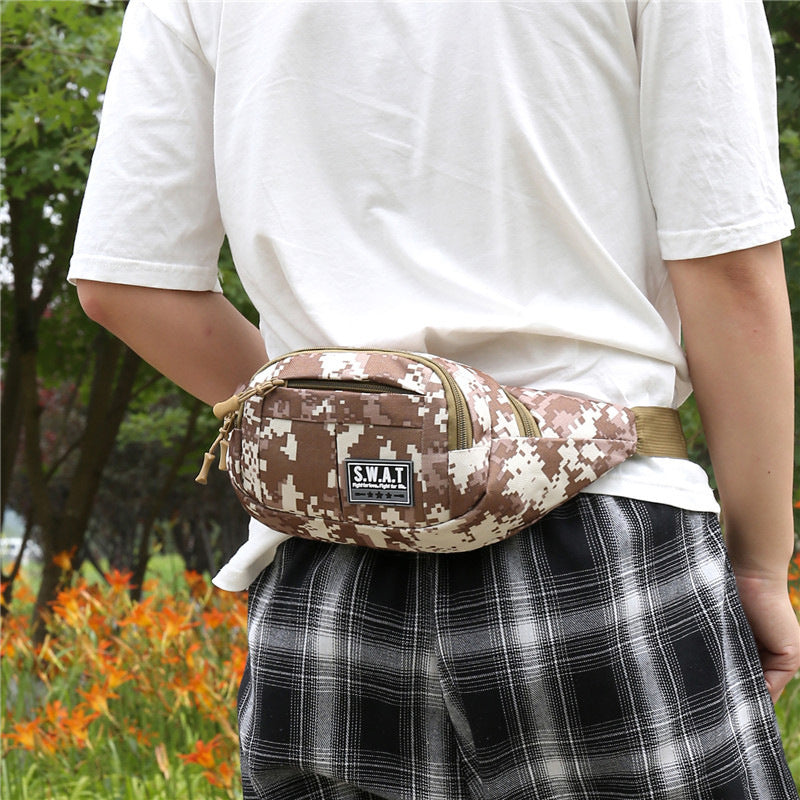Men's Graceful Elegant Mobile Leisure Camouflage Men's Waist Packs