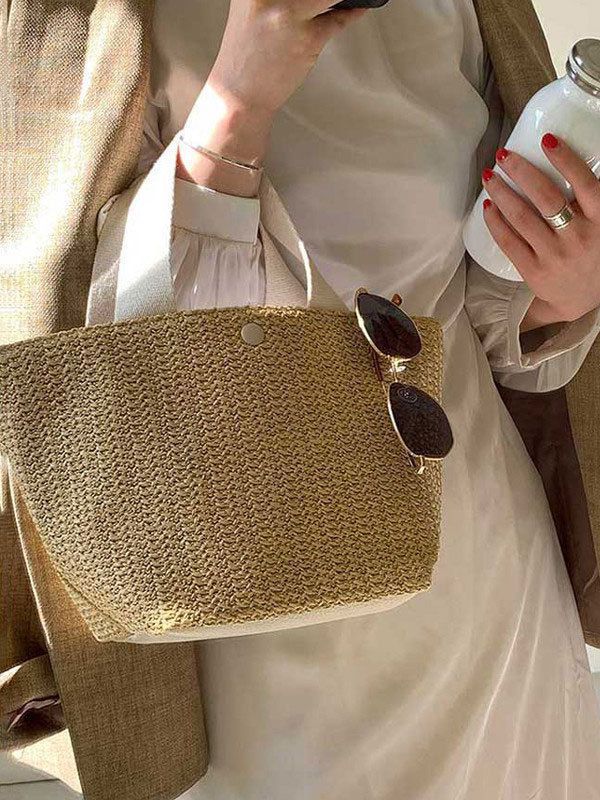 Women's Korean Beach Vacation Leisure Pastoral Style Handbags