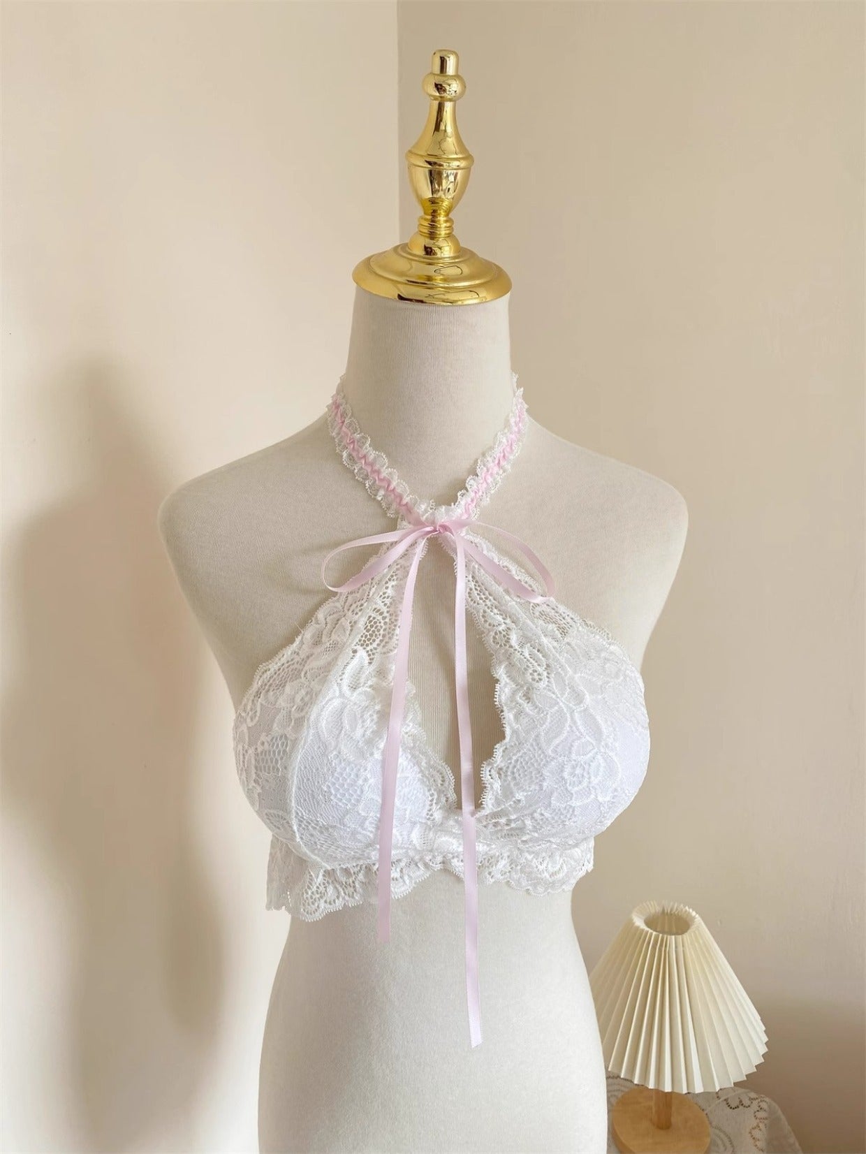 Halter Underwear Pure Desire Style Wireless Bandeau Back Shaping Lingerie Sets