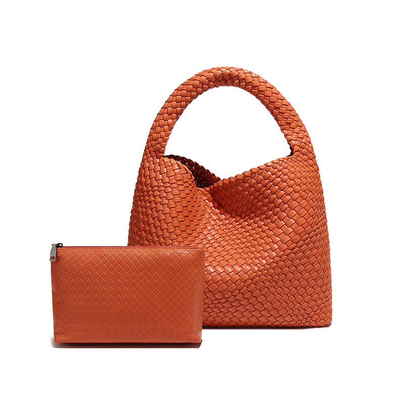 Women's Hand-woven Fashion Portable Korean Style Large Capacity Women's Shoulder Bag