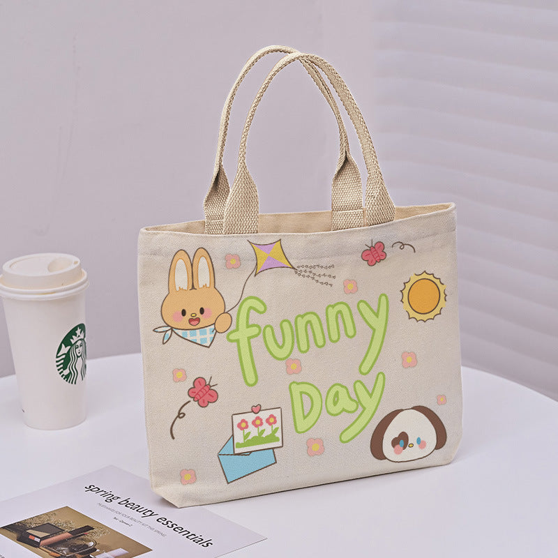 Large Capacity Commuter Lunch Simple Versatile Handbags