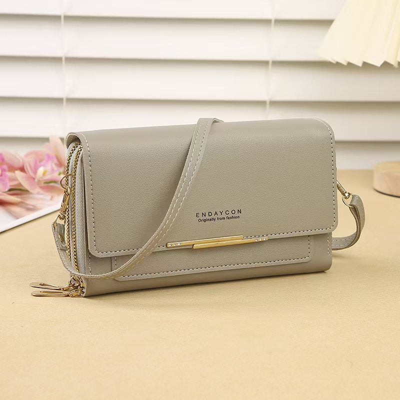 Women's Fashion Large Capacity Mid-length Clutch Ladies Wallet
