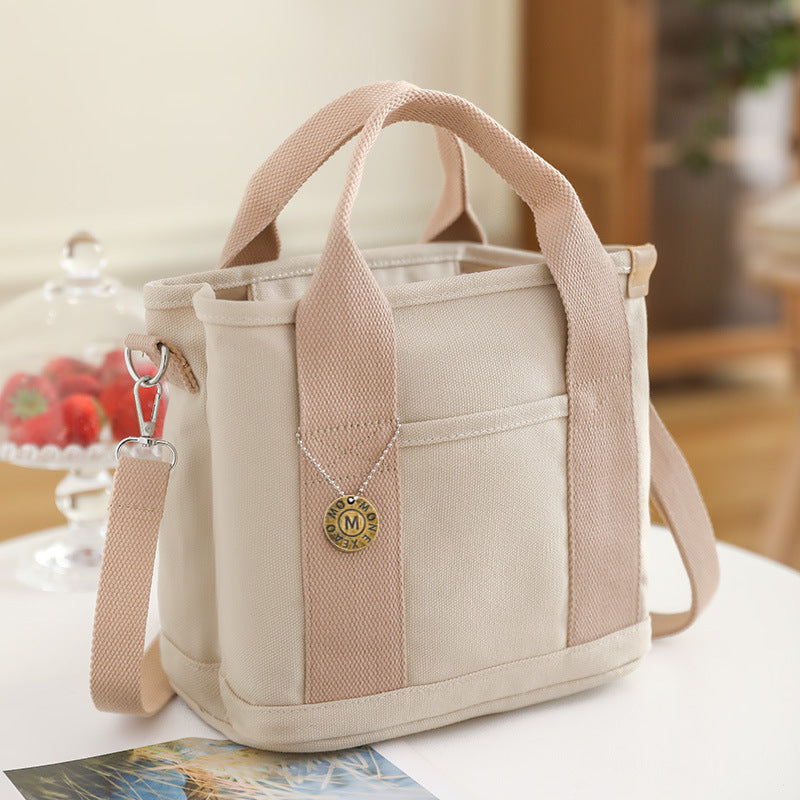 Canvas Lunch Box Hand Mother Female Bags