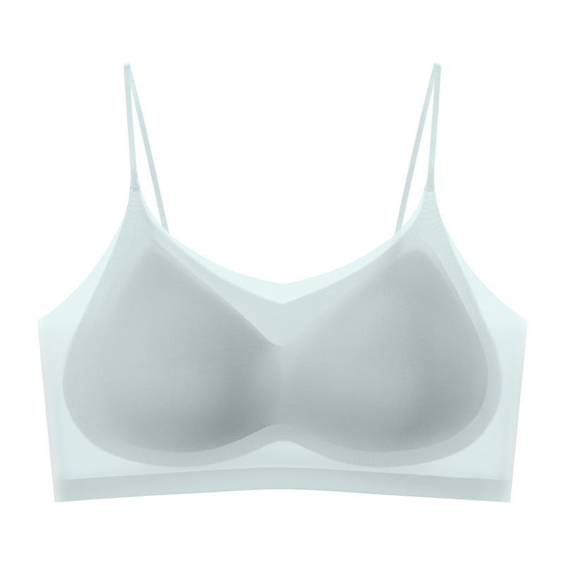 Women's Small Chest Push Up Ice Silk Seamless Everyday Bras