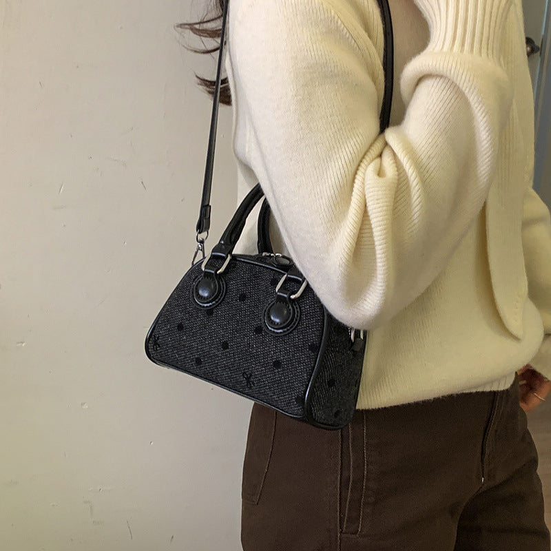 Women's Fashion Popular Polka Dot Hand Urban Women's Messenger Bag