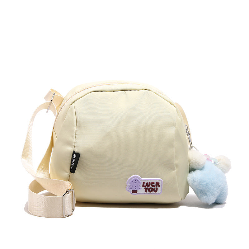 Women's Simple Niche Versatile Shell Canvas Printed Women's Shoulder Bag